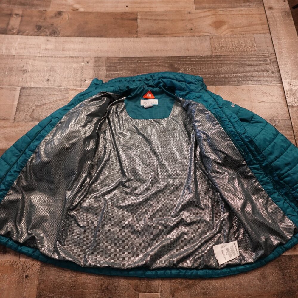 Columbia Morning Light II Insulated Omni-Heat Jacket women's small teal blue - Picture 12 of 16